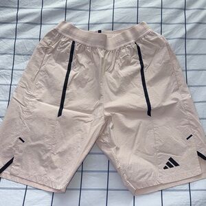 Adidas Men's Cream Athletic Shorts